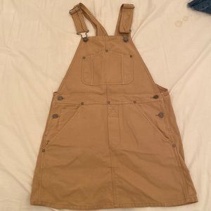 Camel Coloured Overall Skirt